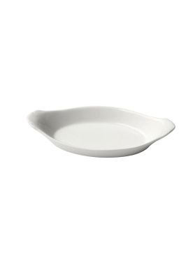 Imagen 1 del producto Set De 2 Plato Oval Con Orejas Porcelana 17 Cm.