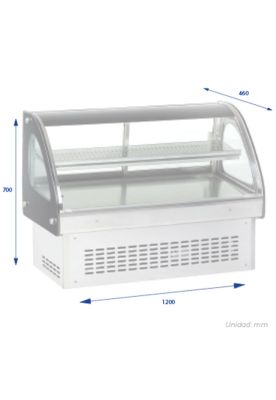 Imagen 2 del producto VITRINA EXPOSITORA COLD MODELO M440 NORKALT