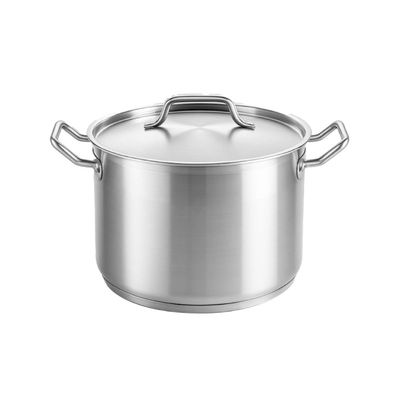 OLLA CON TAPA ACERO INOXIDABLE FONDO DIFUSOR 23 LITROS