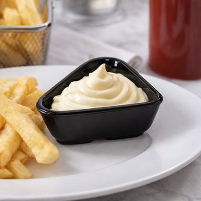 Imagen 2 del producto SET DE 6 RAMEKIN TRIANGULAR MELAMINA NEGRO 60ML