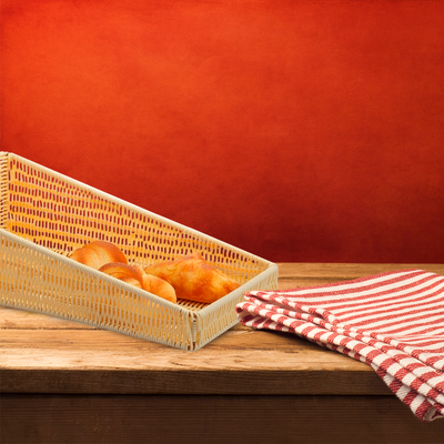 Imagen 2 del producto PANERA RATTAN HEAVY DUTY CUADRADA 25X46 CM