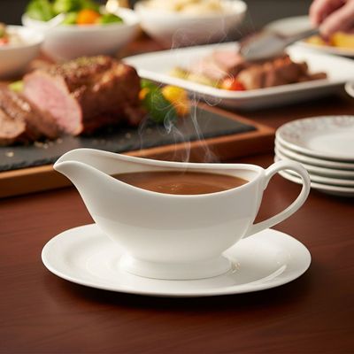 Imagen 2 del producto PLATILLO SALSERO PORCELANA LÍNEA EFES 19 CM