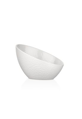 BOWL MELAMINA BORDE CASCADA BLANCO 16 X 16.5 CM LINEA TILDA