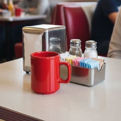 Imagen 2 del producto Mug Melamina Rojo 240Ml