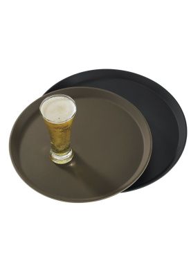 Imagen 2 del producto BANDEJA REDONDA ANTIDESLIZANTE 40,5CM NEGRA TREADLITE