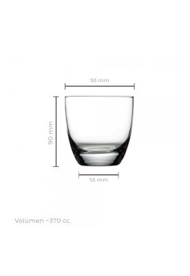 Imagen 2 del producto Set De 6 Vaso Whisky 381 Cc. Mod. Lyric