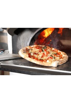 Imagen 2 del producto PALA PIZZA REDONDA 30 CM. ACERO INOX CON MANGO 23 CM