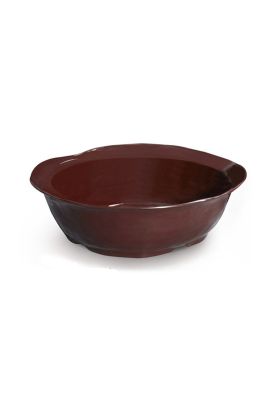 BOWL REDONDO MELAMINA NEW YORK 40 CM. CAFÉ