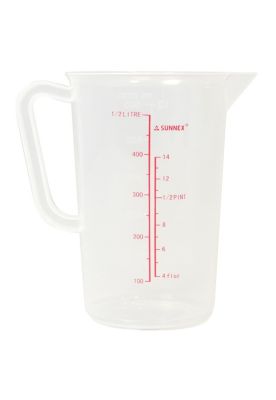 Jarro Graduado Transp. 0.5 Lts