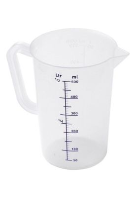 Imagen 2 del producto Jarro Graduado Transp. 0.5 Lts