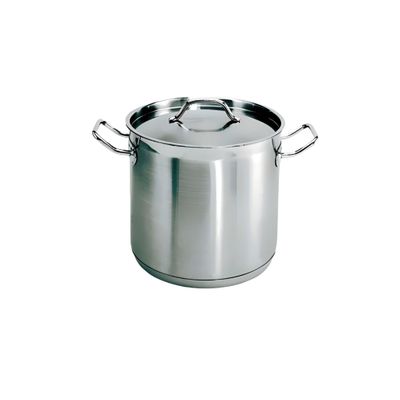 Olla Acero Inox. C/Tapa Y Fondo Difusor 98 Lts.