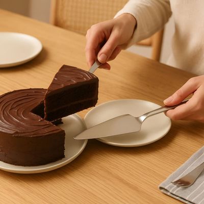 Imagen 2 del producto SET CUBIERTOS PARA TORTA 2 PIEZAS ACERO INOXIDABLE
