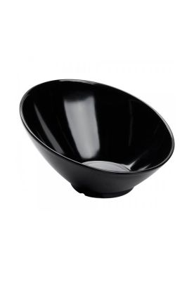 BOWL MELAMINA CASCADA NEGRO 21 X 10.6 CM