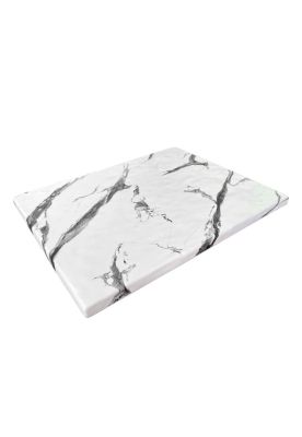 Imagen 2 del producto TABLA APERITIVO MELAMINA RECTANGULAR 26X32X1CM MARMOL BLANCO