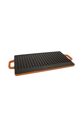 Imagen 2 del producto PLANCHA REVERSIBLE HIERRO NARANJA 50x23.5x1.6 cm