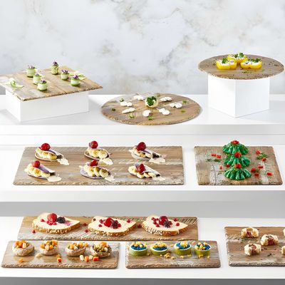 Imagen 2 del producto Tabla / Plato De Pizza Melamina Color Madera 35 Cm