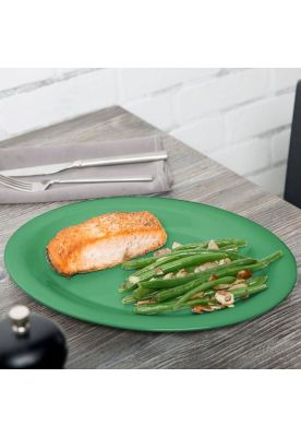 Imagen 2 del producto Set De 6 PLATO OVALADO MELAMINA VERDE 34 x 26 cm