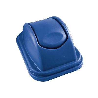 Tapa Basurero Reciclaje 39 Lts. Azul New