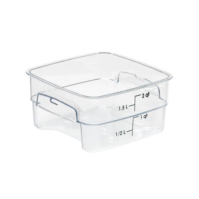 RECIPIENTE GRADUADO CUADRADO POLICARBONATO 1.9 LITROS