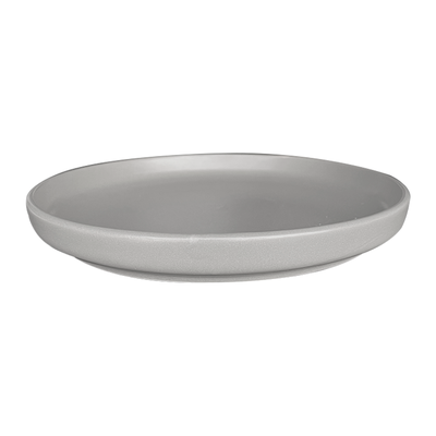 Imagen 1 del producto SET DE 4 PLATO ENTRADA CERAMICA RUSTICA 21 CM GRIS LINEA OSL