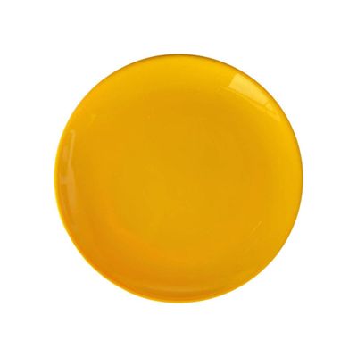 PLATO MELAMINA AMARILLO 16 CM
