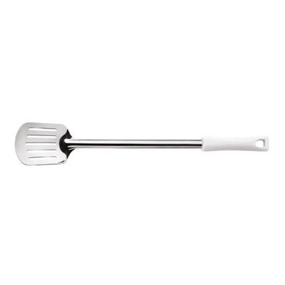 ESPATULA ACERO INOX 31CM MANGO BLANCO