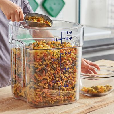 Imagen 2 del producto RECIPIENTE GRADUADO CUADRADO POLICARBONATO 18 LITROS