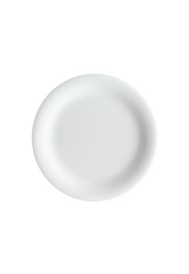 Imagen 2 del producto SET DE 6 PLATOS DE MELAMINA REDONDO BORDE ANCHO BLANCO 14 CM