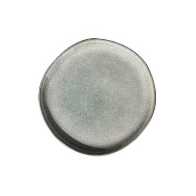 SET 6 PLATOS REDONDO CERAMICA 21 CM GRIS LINEA LAOS