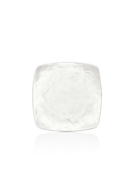 PLATO MELAMINA CUADRADO BLANCO 21.5 X 21.5 CM LINEA CARRE