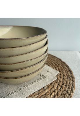 Imagen 2 del producto Set De 6 Bowl Redondo Ceramica 18X5.2 Cm Linea Ekos