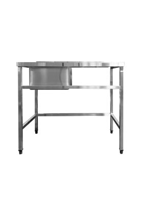 LAVADERO MURAL 1 TAZA SECADOR DERECHO ACERO INOXIDABLE 100 X 60 CM