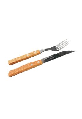 Imagen 2 del producto SET DE 6 CUCHILLOS Y 6 TENEDORES ASADO TRADICIONAL