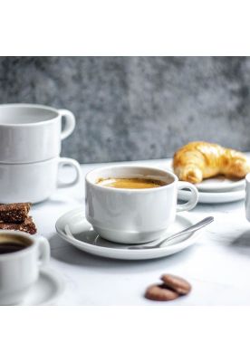 Imagen 2 del producto Set De 12 Taza Te 200 Cc Con Platillo Apilable. Linea Tower