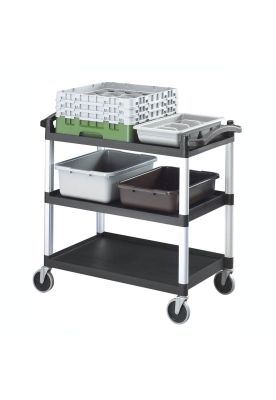 Imagen 2 del producto CARRO SERVICIO CAMBRO NEGRO BC340KD11