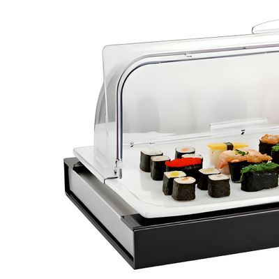 Imagen 2 del producto Exhibidor Buffet Frio C/Tapa Roll Inserto Gn 1/1X2 Cm