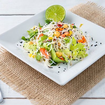 Imagen 2 del producto SET DE 4 BOWL ENSALADA CUADRADO 23CM