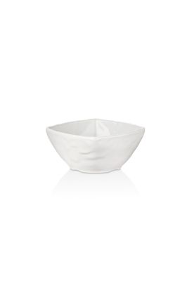 SET DE 6 BOWLS DE MELAMINA CUADRADO BLANCO 12.5 X 12.5 CM LI