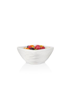 Imagen 2 del producto SET DE 6 BOWLS DE MELAMINA CUADRADO BLANCO 12.5 X 12.5 CM LI