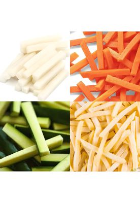 Imagen 2 del producto CORTADORA PAPA FRITA Y VEGETALES ALUMINIO 10 x 10 mm