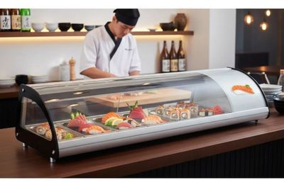 Imagen 2 del producto VITRINA SUSHI REFRIGERADA 150 CM MODELO VGSD-83
