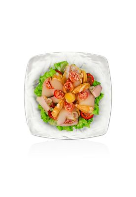 Imagen 2 del producto PLATO MELAMINA CUADRADO BLANCO 27 X 27 CM LINEA CARRE