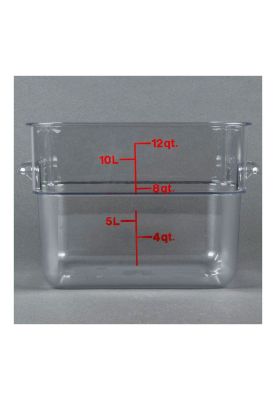 RECIPIENTE POLICARBONATO CUADRADO