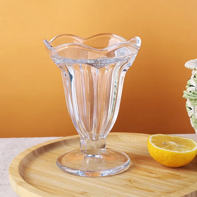 Imagen 2 del producto SET 2 COPAS HELADO TULIPA VIDRIO 190 ML