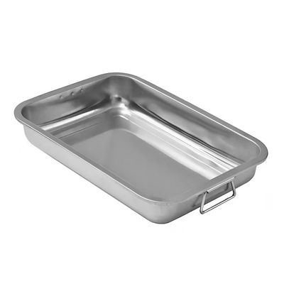 AZAFATE CON AZAS DE ACERO INOXIDABLE 50X35X7 CM