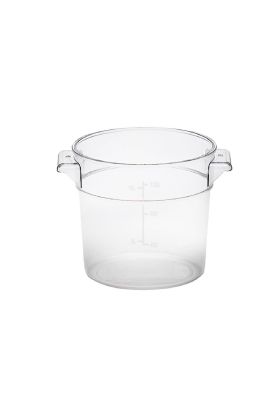 Contenedor Policarbonato Redondo 11,4 Lt Con Tapa Transparen