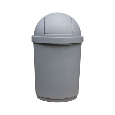 BASURERO REDONDO C/TAPA RETRACTIL 28 LTS