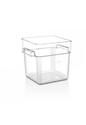RECIPIENTE POLICARBONATO CUADRADO 3,8 LT
