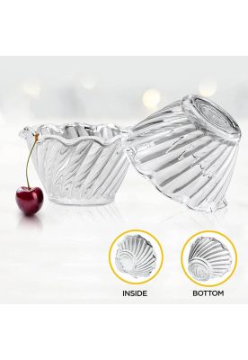 Imagen 2 del producto SET DE 6 POCILLO REMOLINO 148ML CLEAR