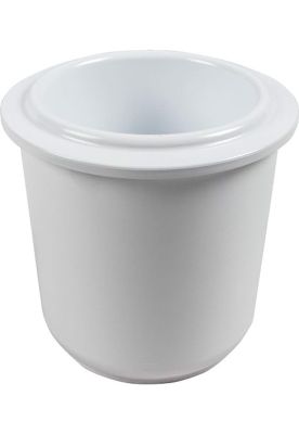 Imagen 2 del producto PACK DE VASIJAS BLANCAS 1.9 LITROS CON SET DE 5 TAPAS CON BO